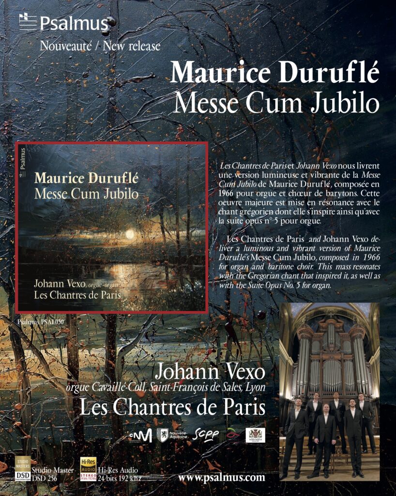 Annonce de sortie du CD, chez Psalmus.